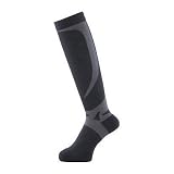 【5足セット販売】おたふく手袋　JW840　パワーストレッチ コンディショニングソックス ブラック×グレー (L 25.0-27.0cm)