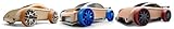 Automoblox Mini S9-R/C9-R/C9-S Vehicle (3-Pack), Burnt Orange/Silver Blue/Black Red [並行輸入品]