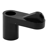 slide-co 182873 – 6画面クリップ、3 / 8、" W /ネジ、ブラックプラスチック、(パックof 12 )
