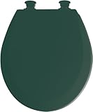 Mayfair 46EC 375 Molded Wood Toilet Seat with Lift-Off Hinges, Round, Rain Forest by Mayfair