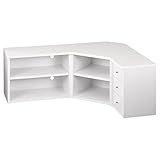 テレビ台 コーナー 3点セット テレビボード 木製 32型 テレビラック ローボード TV台 角 棚 ホワイト