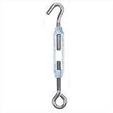TekSupply FA1835 Turnbuckle 0.31 in Hook and Eye Zinc