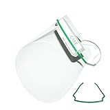 F-CARE（エフケア）日本製 スポンジ付きフルフェイスシールド PF-3 （10個セット） (緑)