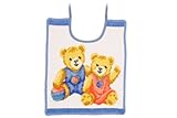フェイラー（FEILER）テディーよだれかけ青 [並行輸入品]