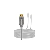 安心の日本企業 8K対応 光ファイバー DisplayPort 1.4 ケーブル 8K@60Hz / 4K@144Hz / 2K@240Hz対応 高速伝送 32.4Gbps HDR ゲーミング 光ファイバーケーブル DP to DP 長さ選択可 【安心の日本企業/レビュー信頼保証 】AOC-DP (DP(オス) to DP(オス), 10ｍ)