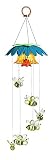Evergreen Enterprises, Inc Color Changing Bees Solar Mobile [並行輸入品]