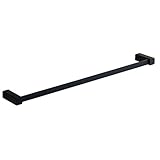 MARMOLUX ACC Burghead Series 20824-BL Bath Towel Bar Stainless Steel, Black [並行輸入品]