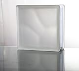 ガラスブロック ◆◆◆デザイン豊富◆◆◆（クリアシリーズ） 190mm角×95mm厚 (6個セット（1ケース）, Misty Cloudy)