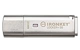 キングストン Kingston IronKey 暗号化USBドライブ 64GB USB3.2(Gen1)/3.1/3.0 XTS-AES暗号化 マルチパスワード機能 IronKey Locker+ 50 IKLP50/64GB