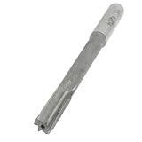 uxcell 機械リーマー　マシンリーマ　機械拡穴器　HSS　グレー　6　12mm　26mm　118mm　76g　1個入り