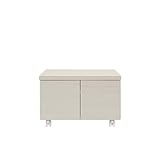 デスクワゴン［日本製］　　ホワイト　Ａ・扉