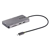 StarTech.com USBマルチハブ/USB-C/2画面/HDMI/100W/2xUSB/GbE/SD/長尺cbl