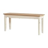 オフホワイト／Blossom ベンチダイニング ベンチ ホワイト 背もたれなし 木 木製 天然木 パイン パイン材