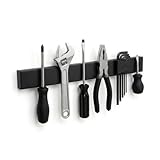 ARAK マグネット 工具 バー 強力磁石 工具用 マグネットバー 金属面対応 工具収納 40cm ブラック