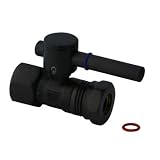 South Beach Straight停止バルブ仕上げ: Oil Rubbed Bronze