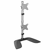 StarTech.com 液晶モニタースタンド 上下2面 アルミ製 最大27インチVESA規格ディスプレイに対応 高さ位置調整可能 ARMDUOVS