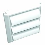 Lambro 1423bブラウンプラスチックルーバーVent、4インチ