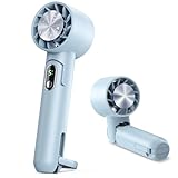 【-20℃瞬間冷却 2024夏新型】 携帯扇風機 冷却プレート付き ハンディファン 手持ち扇風機 卓上扇風機 ペルチェ式 首掛け扇風機 50