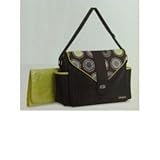 Carter's on-the-move messenger diaper bag-black/green by Carter's