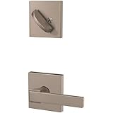 Schlage FC59-NBK-COL カスタム ノースブルック シングルシリンダー セクション インテリアパック サテンニッケル