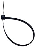 Cambridge 1000 pcs- 8" 50 Lbs Tensile Strength, Standard Duty Nylon Cable Ties, UV Black [並行輸入品]