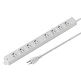 サンワサプライ 工事物件タップ 8個口・3P 0.3m TAP-K8-03