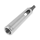 uxcell モールステーパ削減スリーブ　　CNC旋盤ボール盤　メタル製　シルバートーン　 MT2-3タイプ　111mm長さ