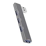 USB 3.0 ハブ、USB ハブ 3.0,USB 4 ポート スプリッター -4 ポート ハブ アルミニウム合金 3.0 ノートブック USB マルチ インターフェイス ワイヤレス HUB ハブ スプリッタ typec 拡張ドッキング ステーション 5Gbps USB スプリッター マルチポート アダプター、PC、ラップトップ、フラッシュ ドライブ、キーボード用 USB ハブ