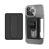 momo stick モモスティック Mag Card Grip ＭagSafe対応カードケース付きグリップスタンド ブラック MMS25293