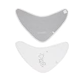 Noukies Etoiles BB1410.20 Neckerchief Bib Set of 2 by Noukies