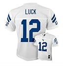 Andrew Luck Indianapolis Colts nfl footballユースサイズThrowbackジャージーチームカラーホワイト S