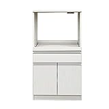 ゲイム レンジ台 幅60cm 開き扉 (ホワイト)