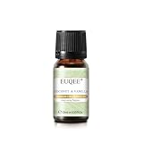 EUQEE アロマオイル ココナッツ＆バニラ 10ml エッセンシャルオイル アロマディフューザー 芳香用 アロマエッセンス