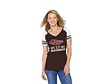 NHL Chicago BlackhawksレディースクルーネックTee、ブラック、大