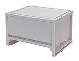 サンコープラスチック 積重ね収納 eラック引出し 幅36.2×奥28.5×高22.7cm ベージュ