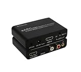 Wilxisum HDMI Earc/Arc オーディオエクストラクター/アダプター、HDMI Earc/Arc to RCA R/L、オプティカル、3.5mmオーディオコンバーター