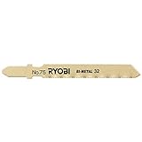 リョービ(RYOBI) ジグソー刃 Bタイプ 鉄工・ステンレス用 5本組 J-6500V J-6500VDL J650VDL用 No.75 6641637