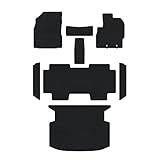 新型 10系シエンタ 5人乗りハイブリッド用 ラバー製フロアマット+ラゲッジマット+ステップマット YMT