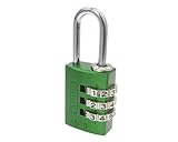 ABUS(アバス) ナンバー可変式南京錠 145-20 グリーン・00721235