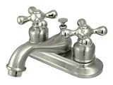 Elements of Design EB608AX Elizabeth 4" Centerset Lavatory Faucet with Retail Pop-Up, 4-1/2" in Spou