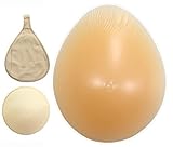 [ミコプエラ] 人工乳房 水滴型 シリコンパッド 保護カバー ブラパット 3点セット 乳がんパッド (フック付き, 200g)