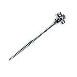 Baosity 作業工具　ラチェットレンチ　六角　多サイズ選択可　ボルト　ラチェットスパナ　銀色＆黒色　 - 16-18mm；銀