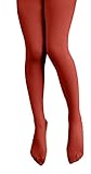 Plus Nao(プラスナオ) 子供用カラータイツ・カラーストッキング・シンプル無地・カラバリ豊富 秋 冬 かわいい 幼稚園 保育園 発表会 お遊戯 65-90cm レッド