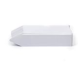 Fityle ラベル 立型 園芸用 全5色　約100枚 再利用可能 白　10x 2cm