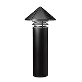 15221BKT HID Large Conical 100W Metal Halide Bollard Head, Textured Black Finish [並行輸入品]