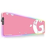 GTPLAYER ゲーミングマウスパッド マウスパッド キーボードパッド ゲーミング 大型 光る PC パソコン RGB 防水 USBケーブル付属 滑らない