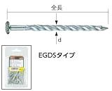 TRUSCO スクリュー釘メッキ 4.20X90 17本入 EGDS990