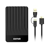 YOTUO ポータブル外付けハードドライブストレージ拡張モバイルHDD USB 3.0 PC、Mac、デスクトップ、ノートパソコン、PS4、PS5、Xbox One X/S、Xbox 360、Xbox Series X/S、オフィス&ゲーム用(ブラック、750GB)
