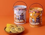 ハロウィン 泉屋 お菓子 ハロウィントリックバケット(オレンジ)(グレー)ギフト 手渡し 贈与(1缶15袋)(2缶セット)
