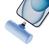 iWALK モバイルバッテリー USB-C直挿し タイプc 4500mAh 最大15W 超小型 軽量 ケーブル不要 iPhone 17/16/15対応 ブルー